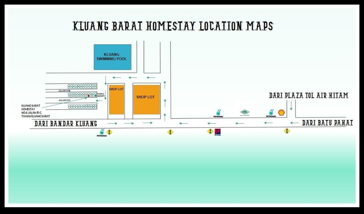 Kluang Barat Homestay Ngoại thất bức ảnh